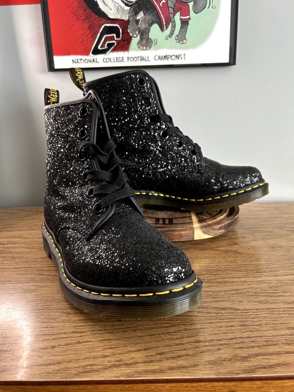Dr Martens Farrah Black Glitter size 9/EU 41